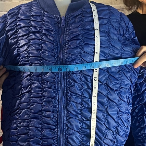 US Trends Action puffer jacket blue polyester filled - Picture 6 of 12